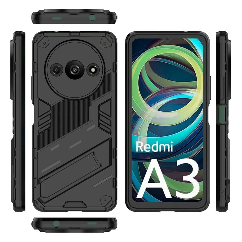 Для Xiaomi Redmi A3X A3 X 4g чехол задняя крышка чехол для телефона ударопрочный броня защита от падения подставка Funda Coque чехлы