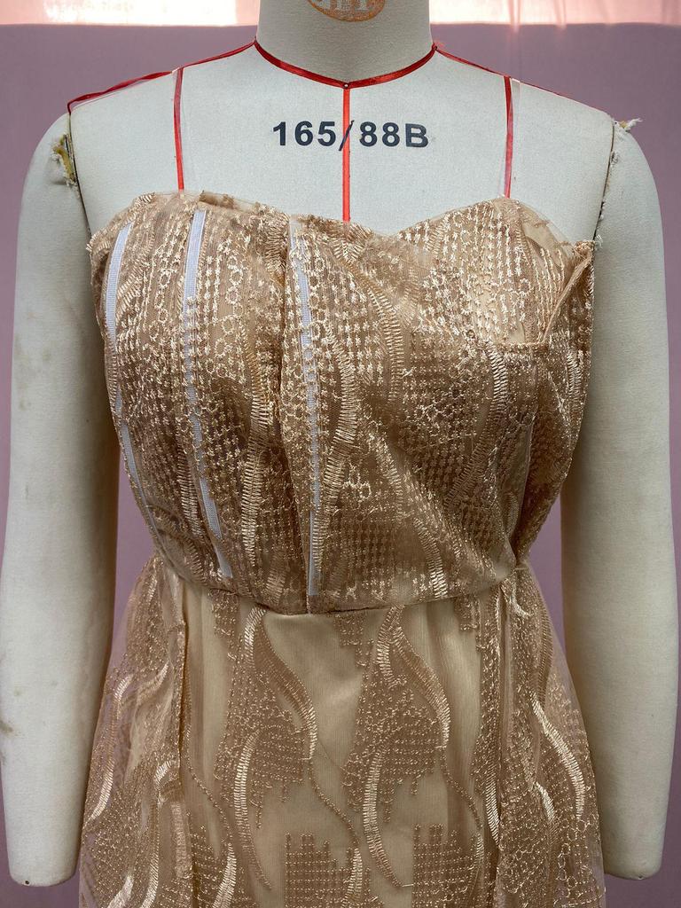 2025 European & American Women's Tube Top Evening Dress - Sexy, Elegant, Long Skirt.