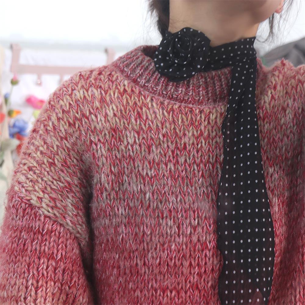 Cravat Polka Dot Scarves Bow Ties Collar Flower Decoration All-match Long Silk Scarf Spring Summer