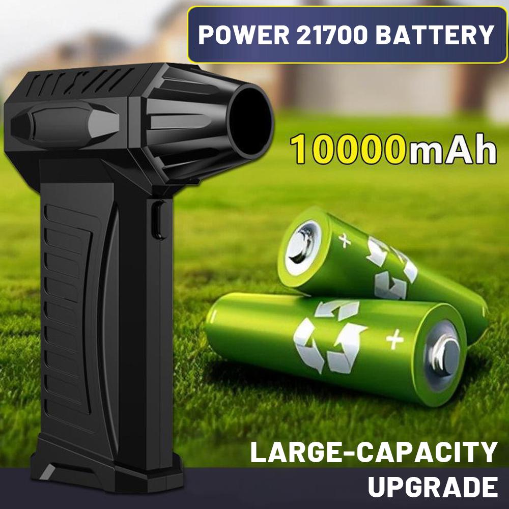 New 500000RPM Violent Fan Powerful Air Blower Vacuum Dust Cleaner Type-C Charging Winds 58m/s Brushless Turbo Jet Blower Dryer