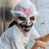 Маска монстра с белыми бровями на Хэллоуин, страшный реквизит для выступления вампира
