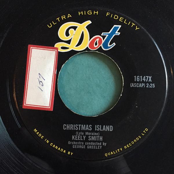 7-дюймовая пластинка KEELY SMITH - Christmas Island / Silent Night 16147X Dot Records 1960 Канада Поп Б/У