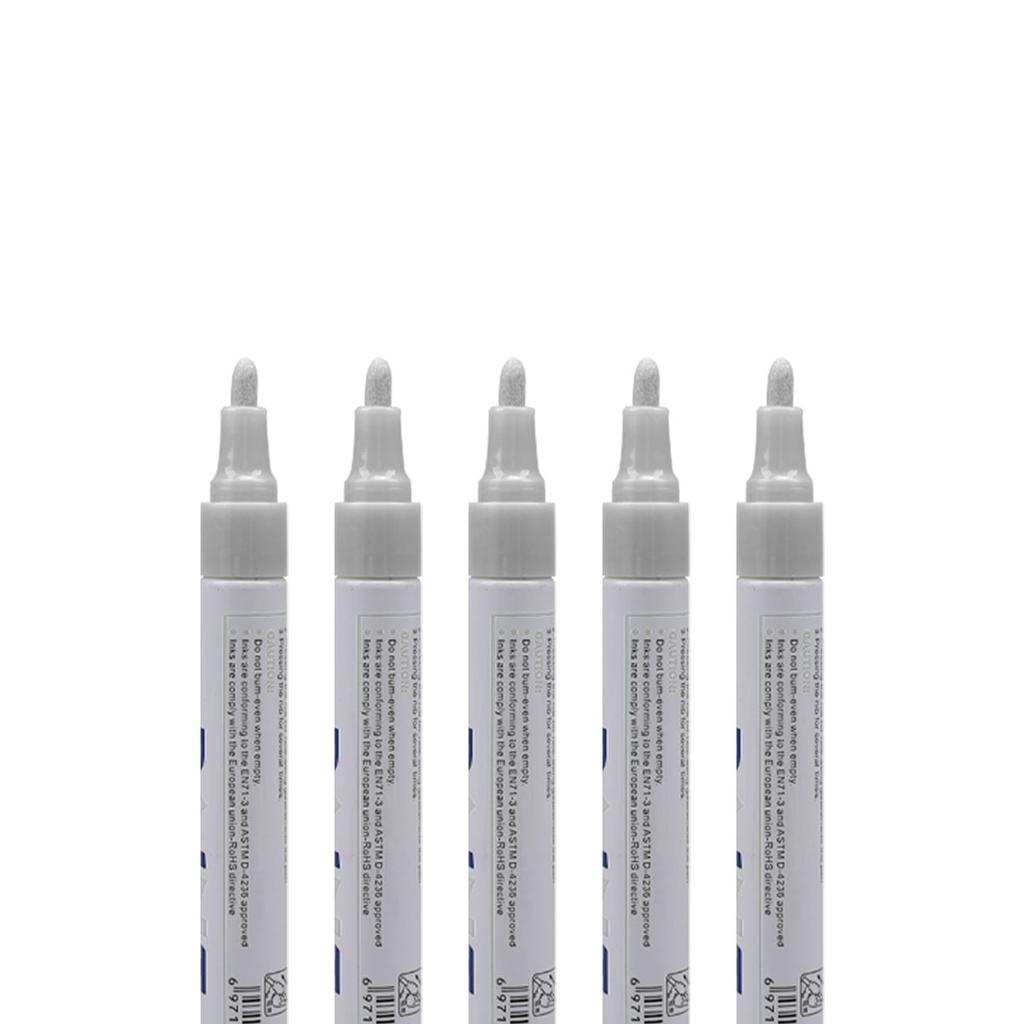 1Pc Car Paint Pen Waterproof Car Wheel Tire Oily Painting Mark Pen White Auto Rubber Tyre Tread Metal Permanent Paint Marker