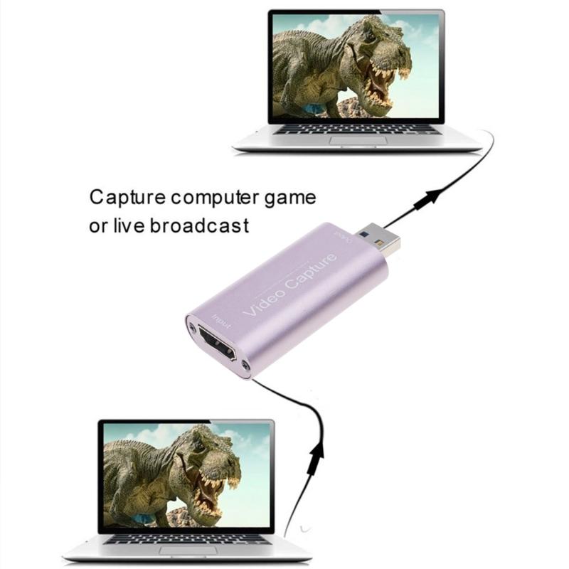 4K USB 3.0 HDMI-совместимая карта захвата видео для телефона, игр, веб-трансляций, обучения, записи видео, 1080P 60FPS, ПК