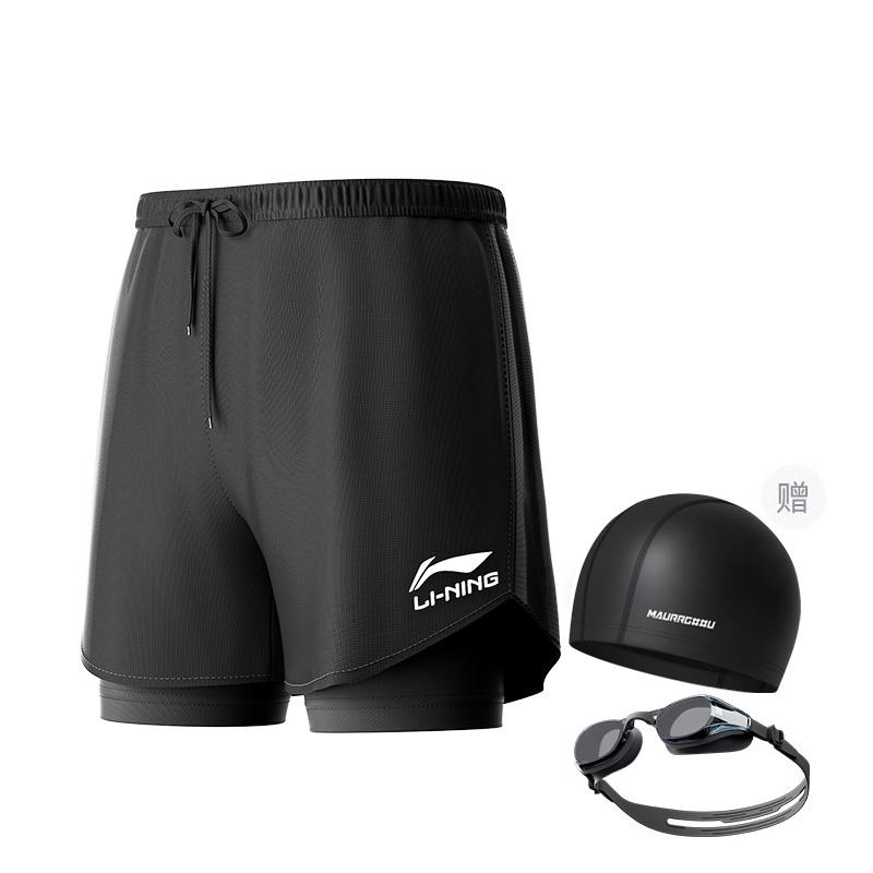 Мужские плавательные шорты Li Ning Черные LSKY607-1