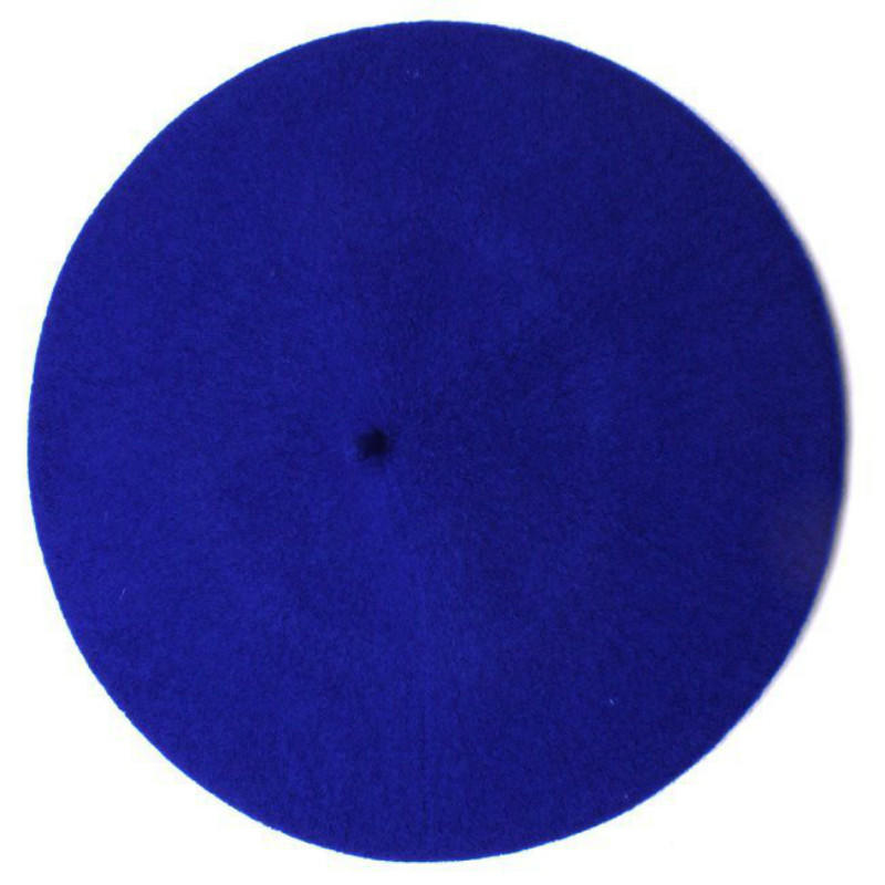 Модная теплая шерстяная зимняя женская берет для девочек, французская шапка-бини, однотонная повседневная лыжная шапка