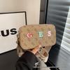 Trending 2025 Fashionable Letter Print Crossbody Camera Bag - Versatile and Stylish Single Shoulder Bag