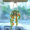 1PC Bag Pendant Rural Style Lily of the Valley Design Gift Strawberry Design Cute Car Hanging Decor Exquisite 9 Styles
