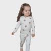 Korean Autumn Pajamas for Girls: Long-Sleeve Baby and Toddler Sleepwear Set