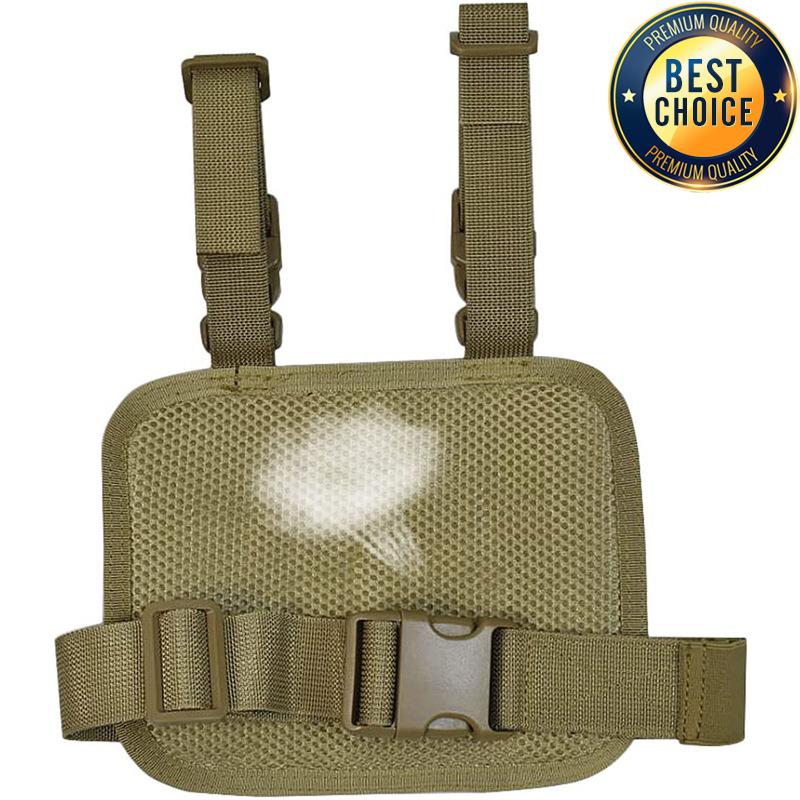 Тактическая платформа на бедро 1000D MOLLE Регулируемая панель на бедро Набедренная платформа MOLLE с регулируемым ремнем и ремешками на бедро