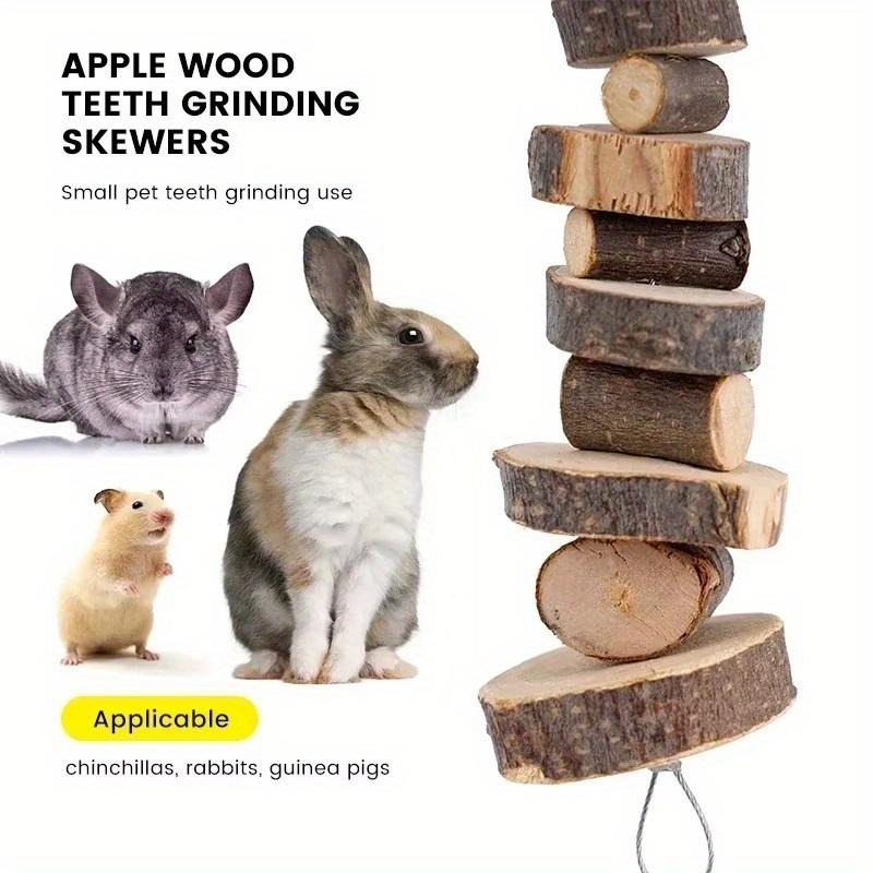 Hamster Rabbit Chew Toy Natural Wood Sticks for Small Pet Chinchilla Guinea Pigs Squirrels Tooth Grinding Toy Pet Supplies