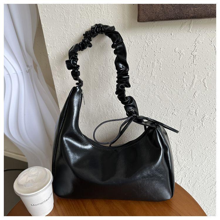 Дизайн Sense Французская одноплечевая плиссированная сумка Cloud Underarm, модная простая и высококачественная женская сумка