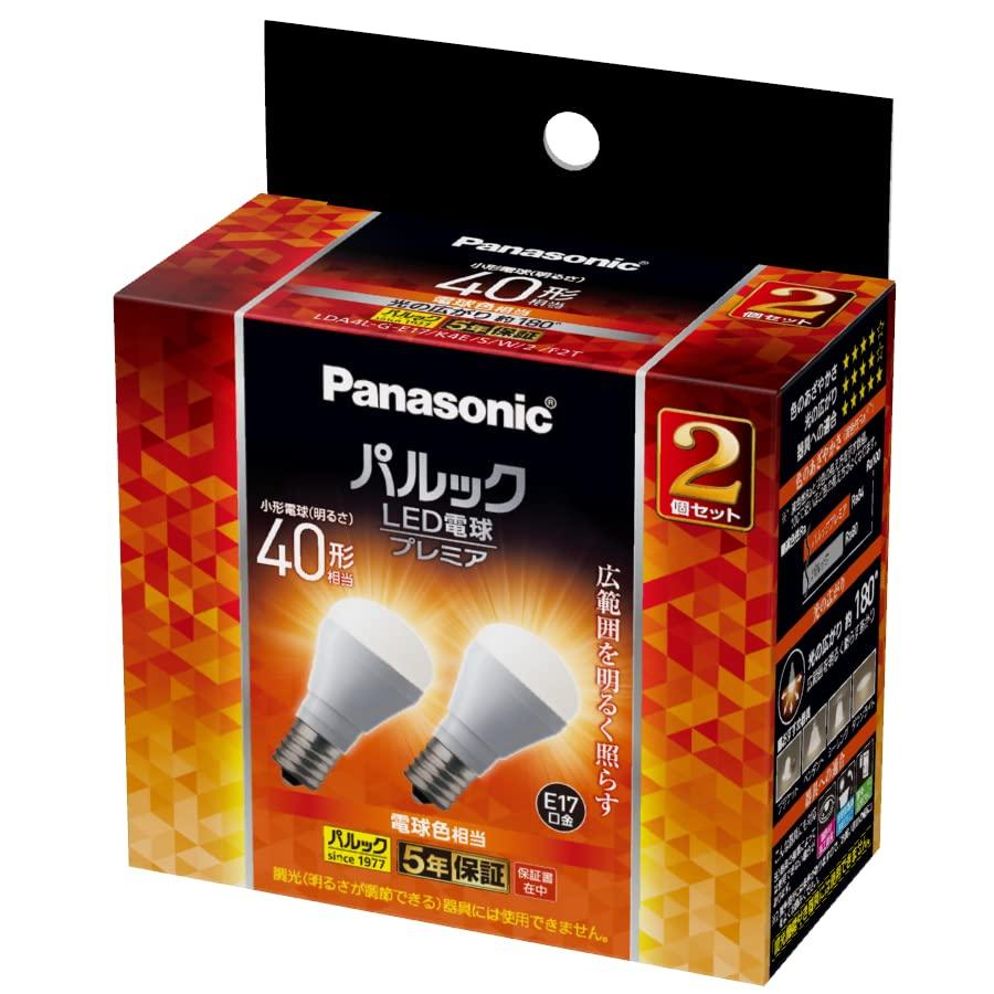 Panasonic LED Light Bulb Premier E17 Equivalent To 40 Type Light Pack of Light Bulb Color Equivalent Small Light Bulb Wide Light Distribution