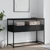 VidaXL Console Table Black 100x40x75 Cm Engineered Wood 834150