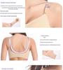 New Style Plus Size Wireless Front Closure Nursing Bra - Adjustable, Gathered, Seamless Maternity Underwear