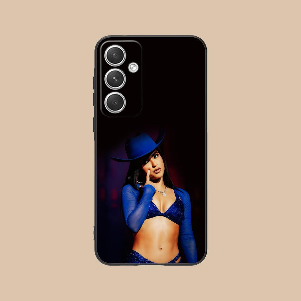 Модный матовый чехол из ТПУ Becky G для мобильного телефона Samsung Galaxy S26 S25 S24 S23 S22 S21 S20 Note20 Plus FE Ultra Цветная крышка