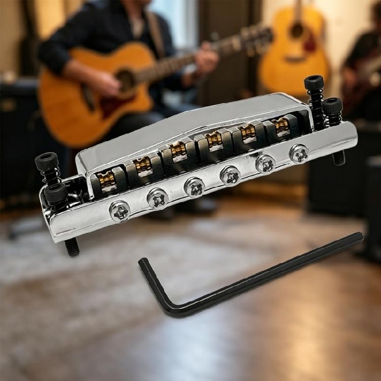 Легко установить Tune-o-matic Bridge Долговечность Запасная часть для гитары для быстрой модернизации и лучшего контроля