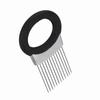 Onion Holder Vegetable Potato Cutter Slicer Stainless Steel Fork Slicing with Odor Remover