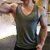 Men's Breathable Quick-drying Sleeveless Tank Sports Fitness Tops Running Basketball Vest Training T-shirt Compression Base Layer Undershirts Tee