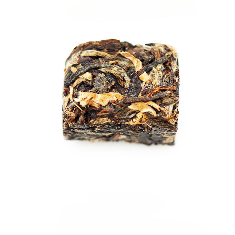 JUNSHAN Jun Shan Huang Cha Китай Желтый чай Мини Золотой кирпич прессованный в коробке 50 г