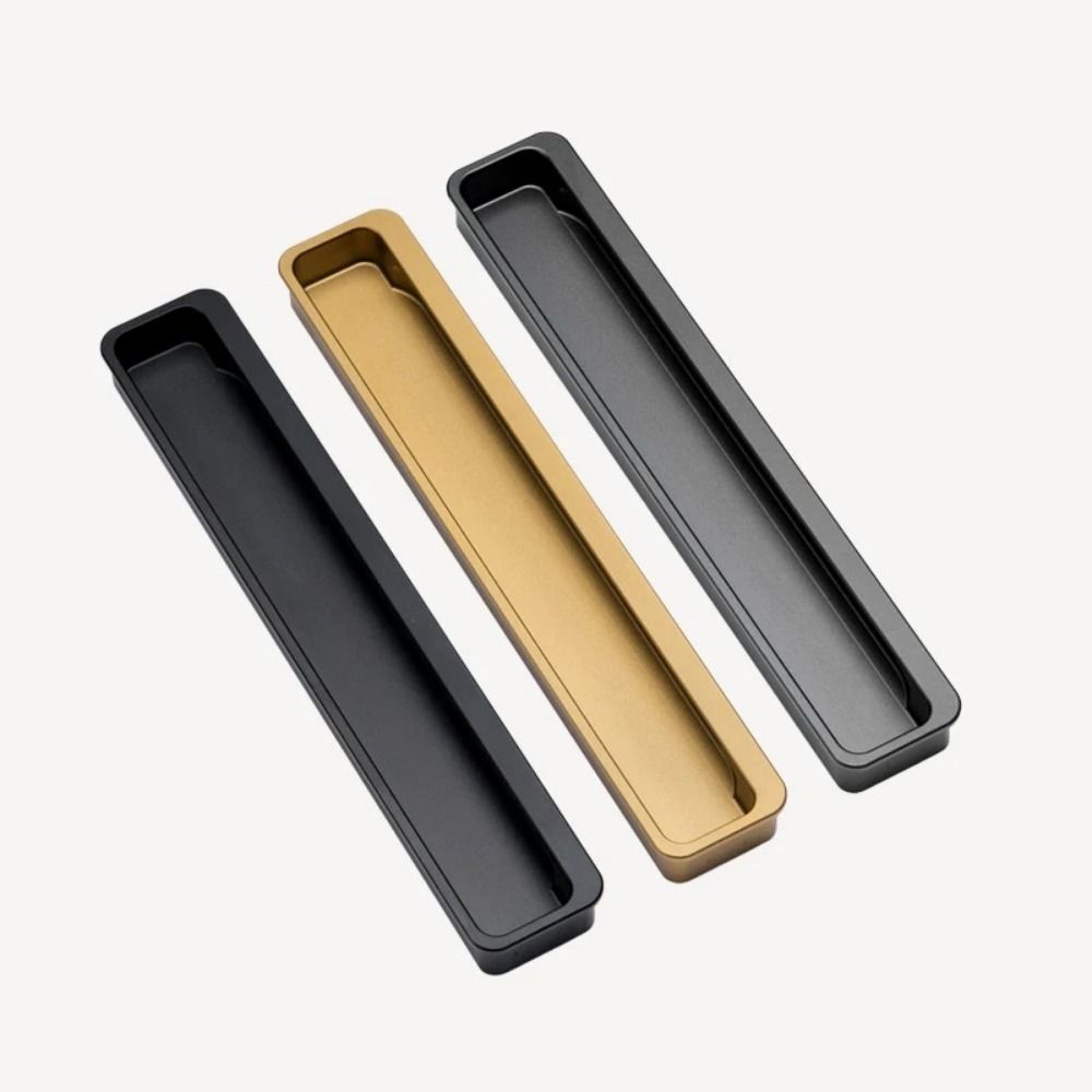 Slotting Recessed Cabinet Door Handle Metal Slotting Sliding Door Handle Furniture Handle Kitchen