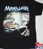Винтажная черная футболка Marillion с коротким рукавом Все размеры от S до 5XL XA839 Унисекс футболка