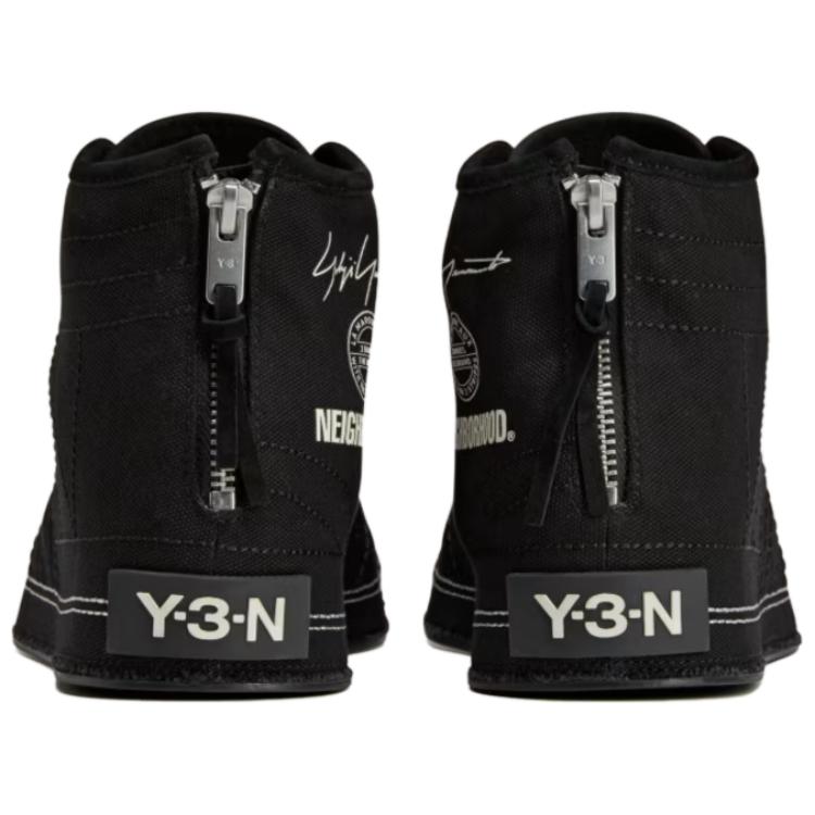 adidas Y-3 Y-3-N Nizza Hi  Black/Black/Off White Unisex Sneakers JP6454