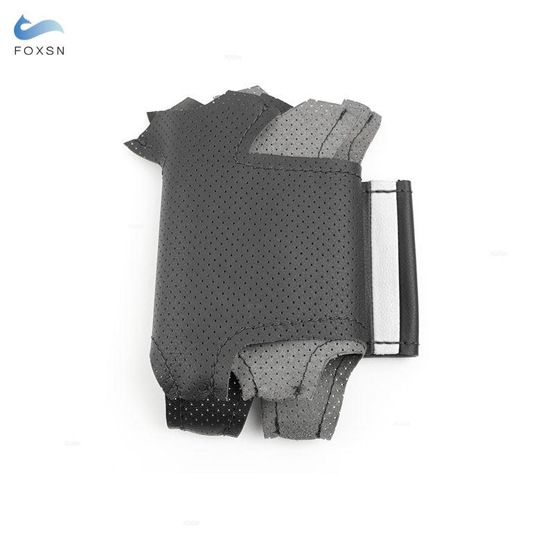 Для Citroen Triumph Old C4 C-quatre салон автомобиля чехол на руль ручная оплетка перфорированная кожаная отделка с иглами и нитками