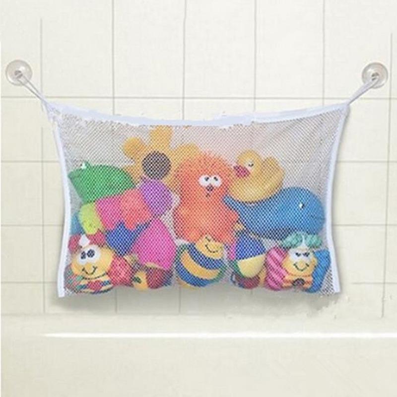 Kitchen Supplies Cartoon Hanging Bags Storage Basket Bathroom Kid Bathing Toy Net Shape Storage Bag Folding Organizer