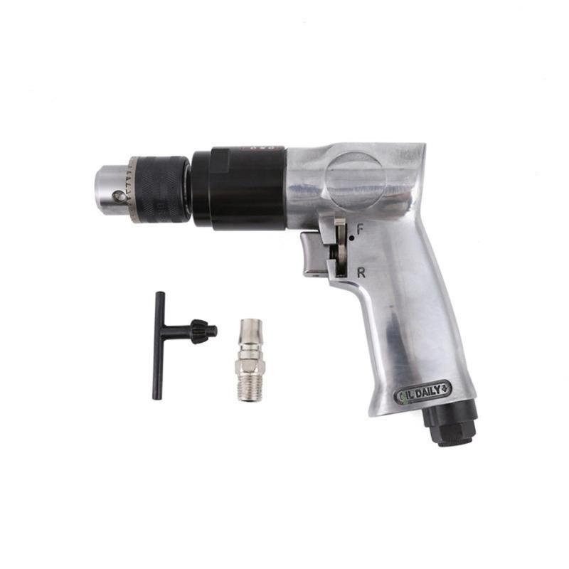 Heavy Duty 3/8inch/1/2inch High Speed Pneumatic Drill Reversible Rotation Air Drill for Hole Drilling Pneumatic Drill