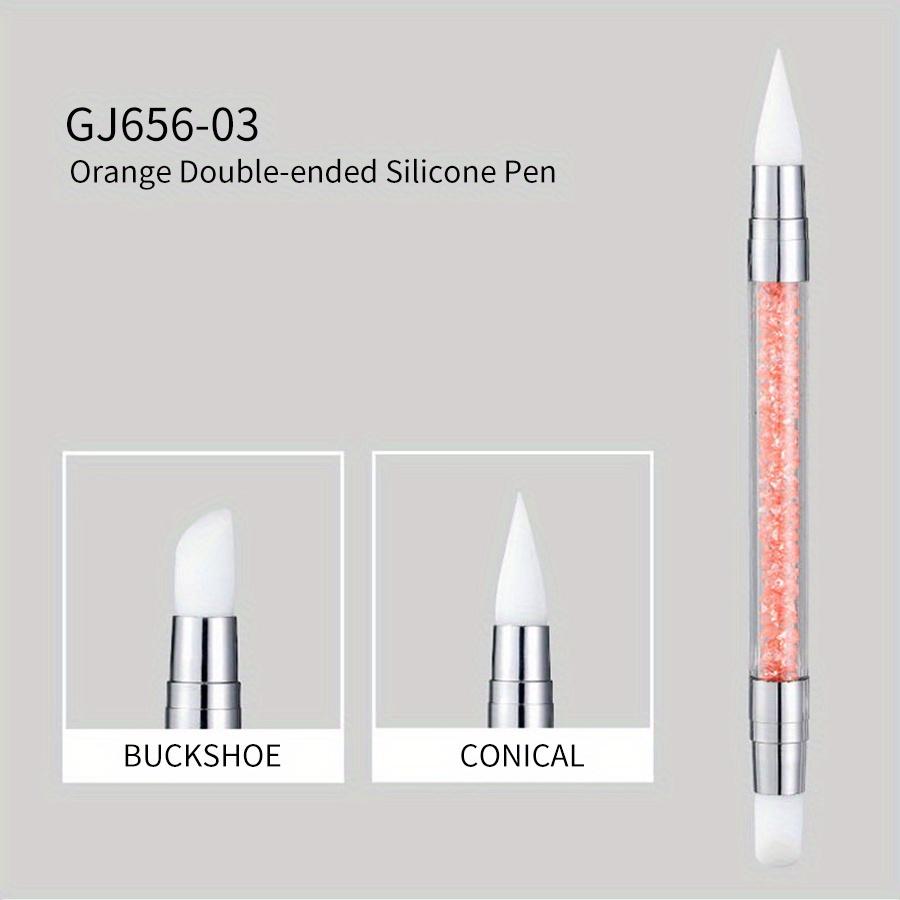 5-цветная двусторонняя силиконовая ручка, ручка для градиентного рендеринга, точечная алмазная гравировка, хрустальный алмаз, многофункциональные аксессуары для маникюрных инструментов