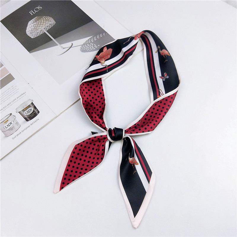 New Scarves Silk Scarves Women'S Spring And Autumn Season Long Decorative Professional Scarves Summer Thin Styles Paired With Shirts Stylish