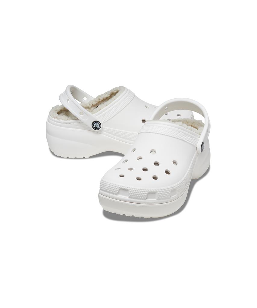 Женские кроксы Classic Platform Lined - Белый / 207938-100