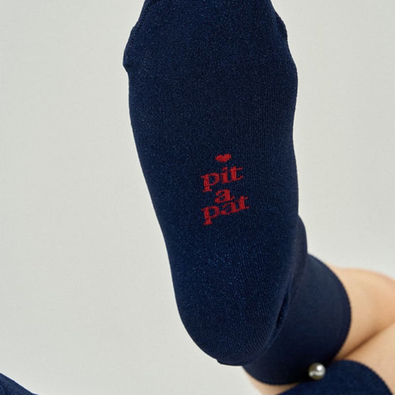 МЕСЯЦ ЗА МЕСЯЦЕМ пит-а-пат носки с блестками _ ТЕМНО-СИНИЙ