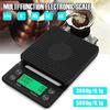 3/5kg-0.1g High Precision Coffee Scale with Timer Multi-functional Kitchen Scales Food Scale LCD Electronic Digital Scales