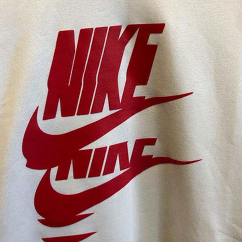 Nike Повседневная толстовка с круглым вырезом, мужские топы, белая FD9901-030