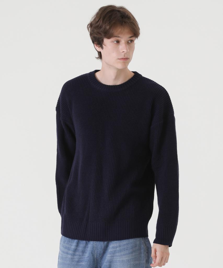 PEPPERSEASONING Crewneck Overknit Hazzi Sweater Navy