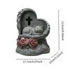 Pet Tombstone Statue Loss of Pet Sympathy Gifts Lawn Resin Pet Grave Marker