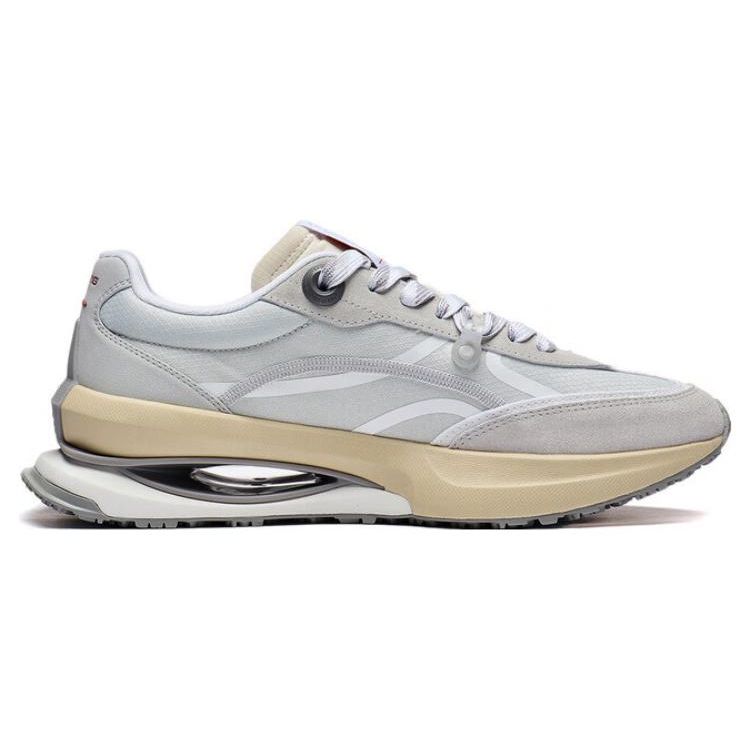 Li Ning 92 Shadow Classic Casual Trendy Low Top Lifestyle Shoes Men Sneaker Light-Gray AGCT249-1