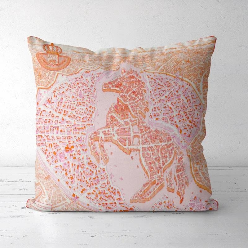 Наволочка с принтом для дропшиппинга, декоративные наволочки, высококачественная, королевская, высококачественная, толстая, дизайн в европейском стиле, богатый итальянский дизайн, 1-27#