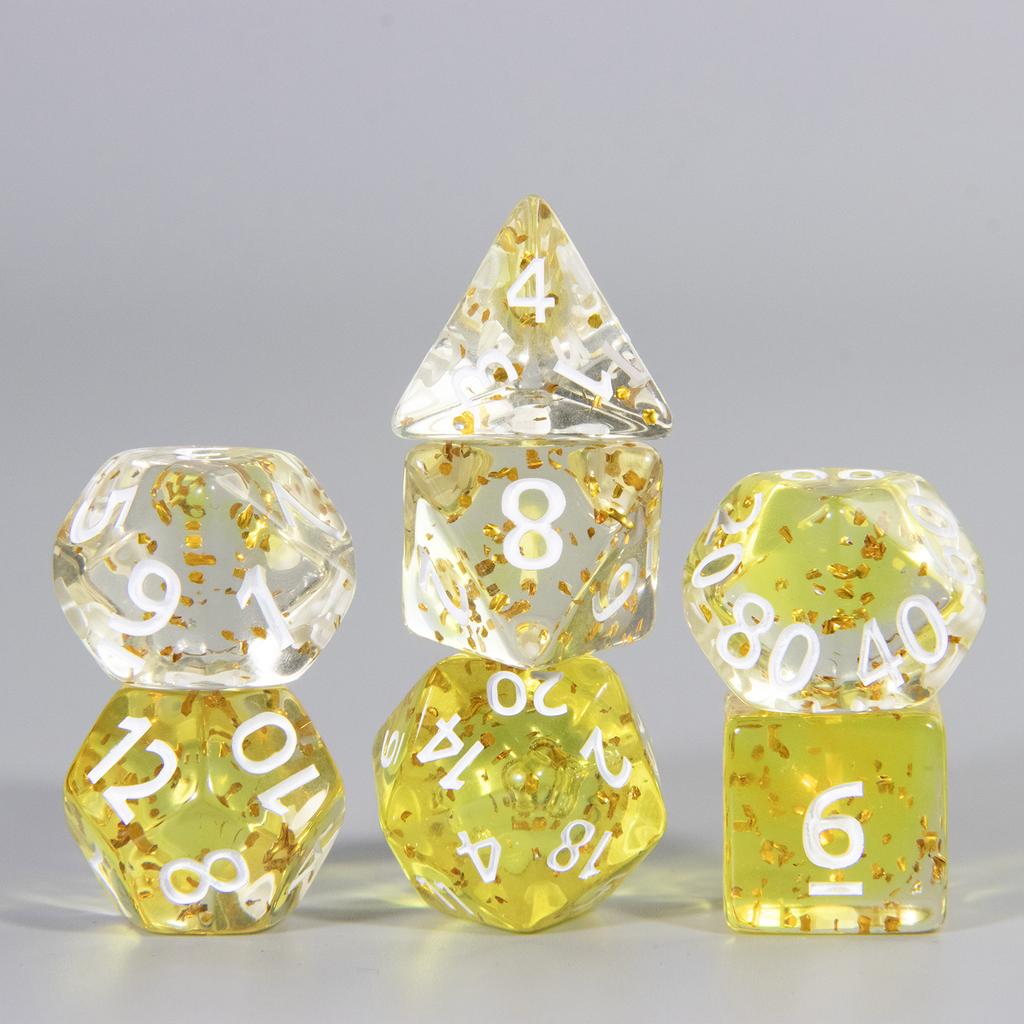 Набор игральных костей DND из 7 многогранных цифровых игральных костей D4 D6 D8 D10 D% D12 D20 для настольных игр DND RPG