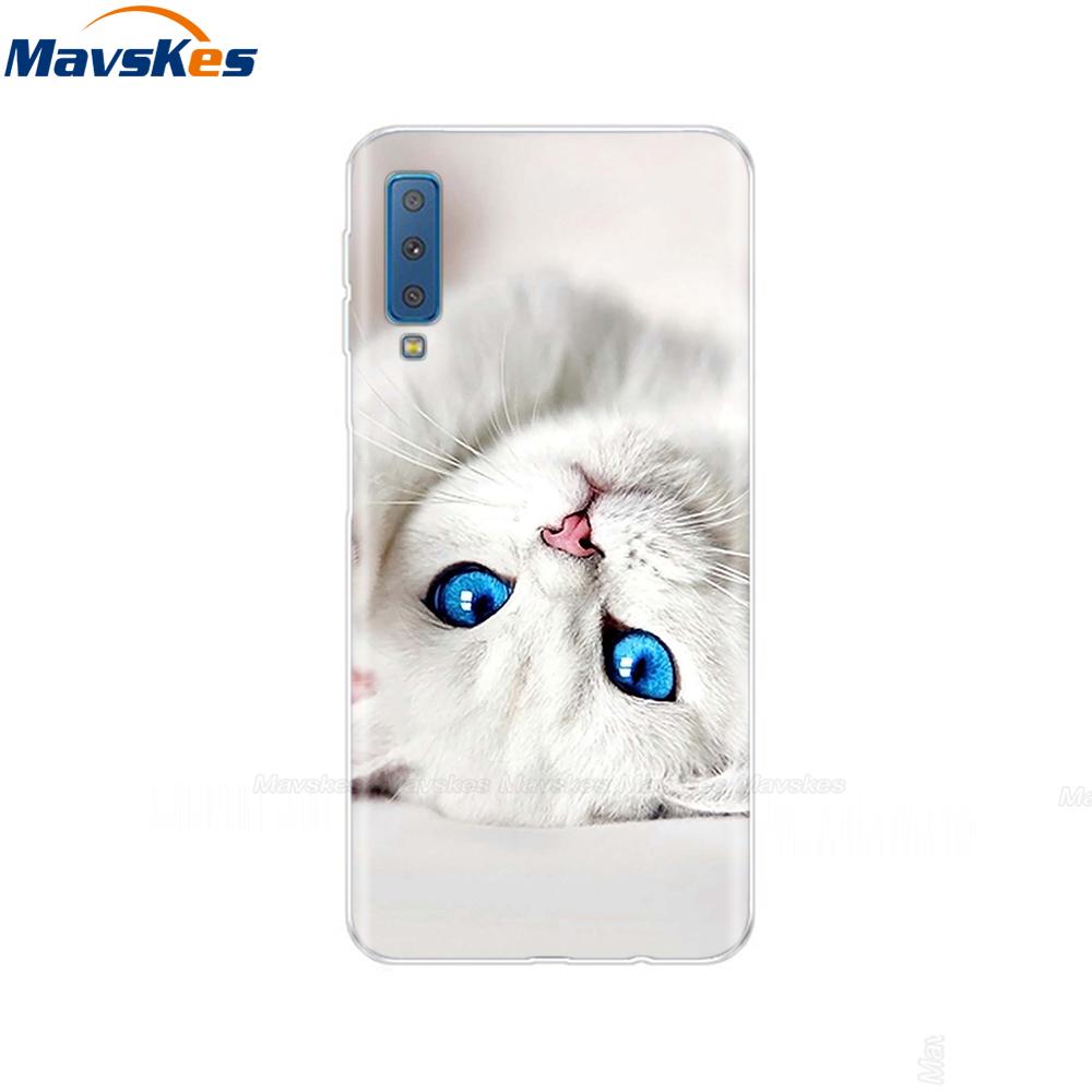 Силиконовый Чехол Для Samsung Galaxy A7 2018 Чехол A750 A750F Чехол 6.0' ТПУ Чехол для Телефона Для Samsung A 7 2018 750 750F Fundas Coque