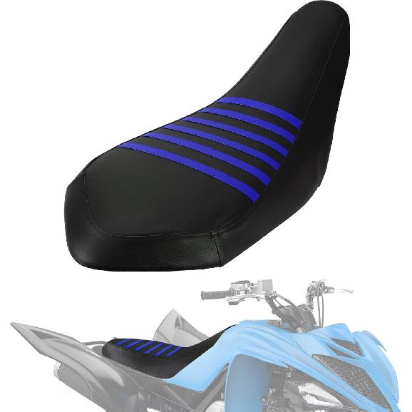 ATV Seat Cover for Raptor 700 700r 2006-2023 Anti-Slip Lasting Ribbed Soft Protector Blue