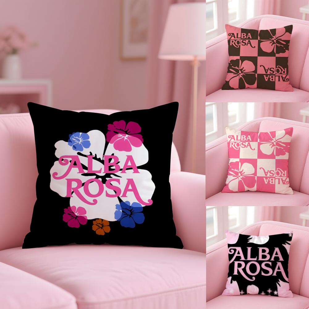 Модная A-Alba R-Rosa Чехол для подушки-кушона Плюшевая ткань Мягкий Двусторонний Печатный Невидимая молния Чехол для диванной подушки Домашний декор