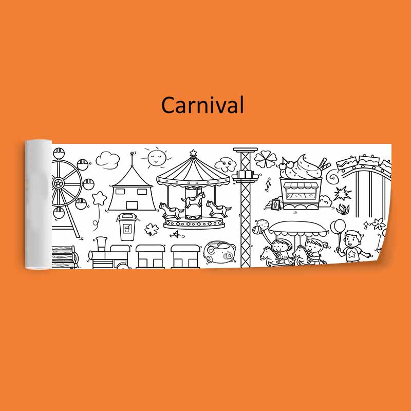 30*89 см детские граффити свитки очень длинные детский сад детские цветные рулоны инструмент для рисования бумажные развивающие игрушки