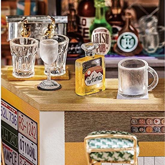 DIY Miniature House Dollhouse DG Series Music Bar with Japanese Instructions Tsukurundesu®