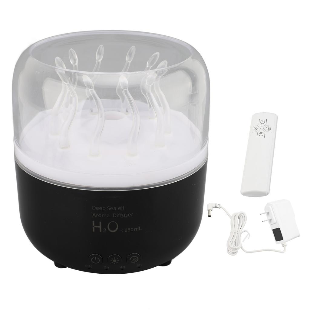 Диффузор эфирных масел 280 мл, цветной рассеянный свет с таймером, автоматическое отключение, ароматерапия