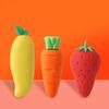 Fruit Eraser for Students Elementary School Eraser Big Mac Carrot Cute Crumb-free Eraser