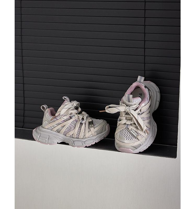 2025 весна и лето новые парижские детские кроссовки кэжуал спортивная обувь для мальчиков сетчатые кроссовки для девочек дышащая сетка для малышей