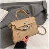 Korean Version Niche Design Portable Kelly Bag 2025 Niche Design Trend Shoulder Bag High-end Texture Fashion Women's Bag
